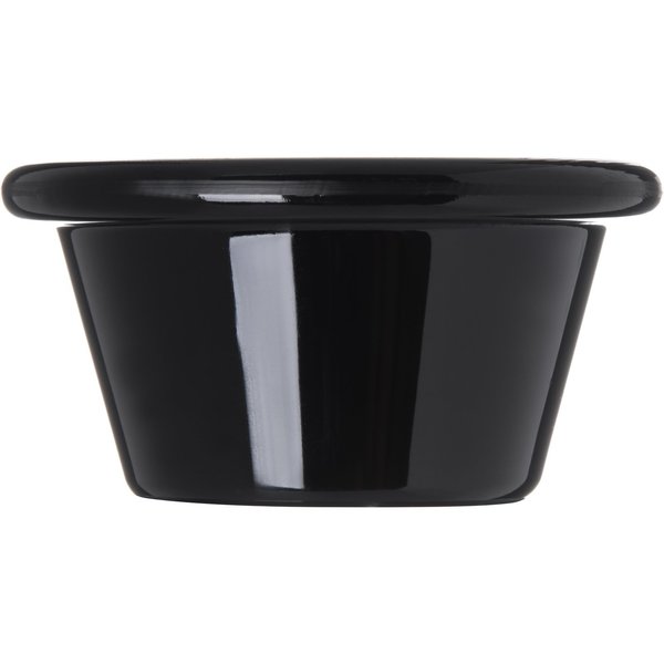SAN Smooth Ramekin, 2 oz., Blk, PK48