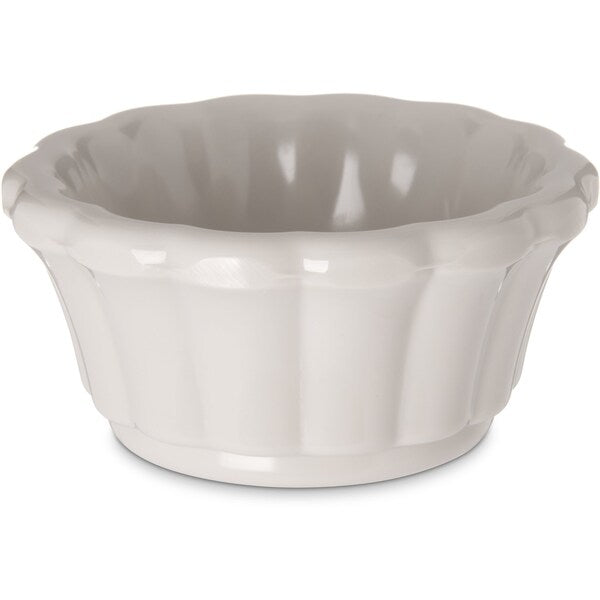 Mlmn Scalloped Ramekin, 1 oz., Bne, PK48