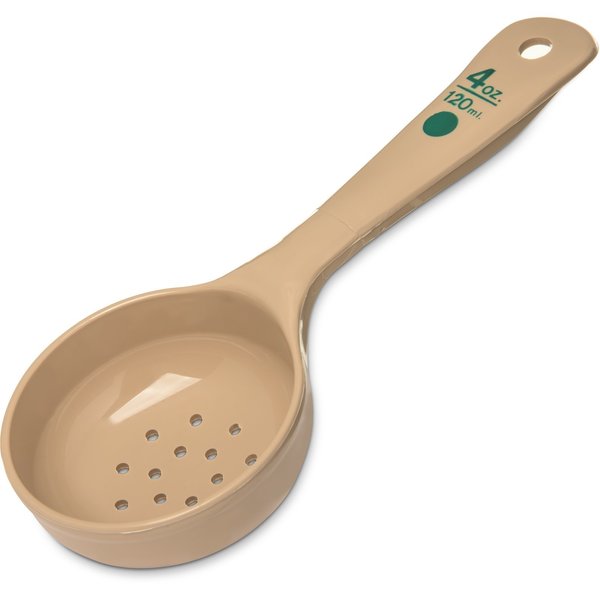 Perforated Short Handle, 4 oz., Beige, PK12
