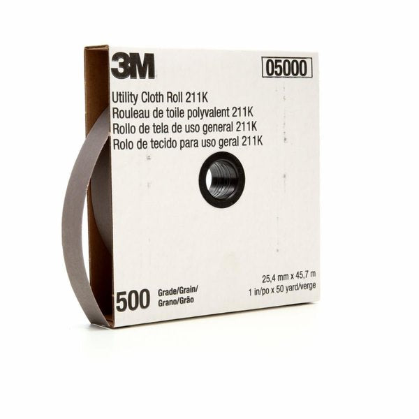 Utility Cloth Roll 211K, 1-1/2inx50yd500 J-weight, 5/pk