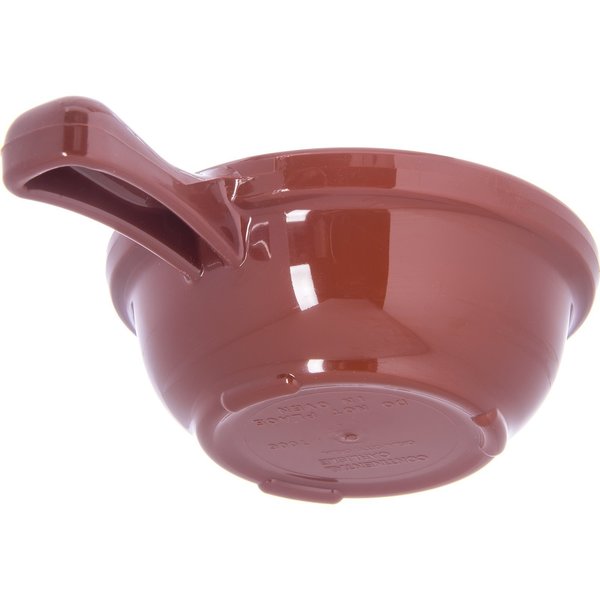 Handled Soup Bowl, 8 oz., Brown, PK24