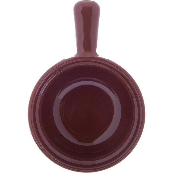 Handled Soup Bowl, 8 oz., Brown, PK24