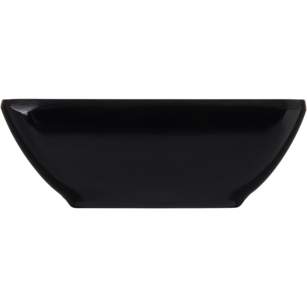 Melamine Square Ramekin, 2 oz., Blk, PK48