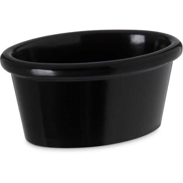 Mlmn Smooth Ovl Ramekin, 2 oz., Bk, PK48
