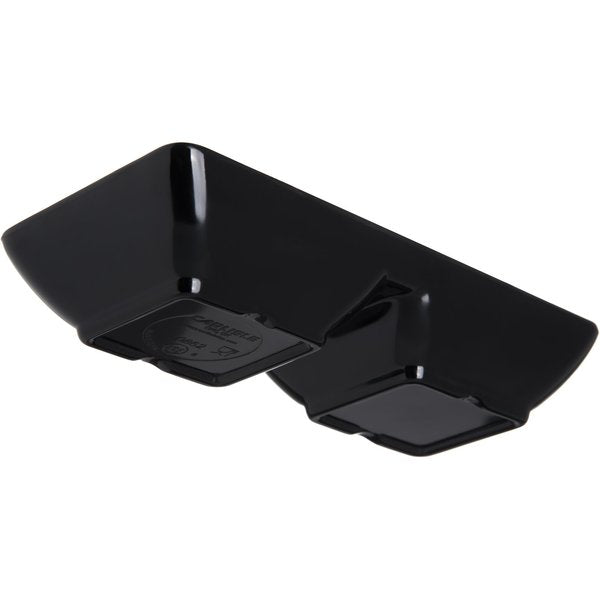 Melamine Dbl Sqr Ramekin, 2 oz., Bk, PK24