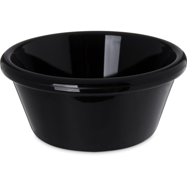 SAN Smooth Ramekin, 6 oz., Blk, PK48