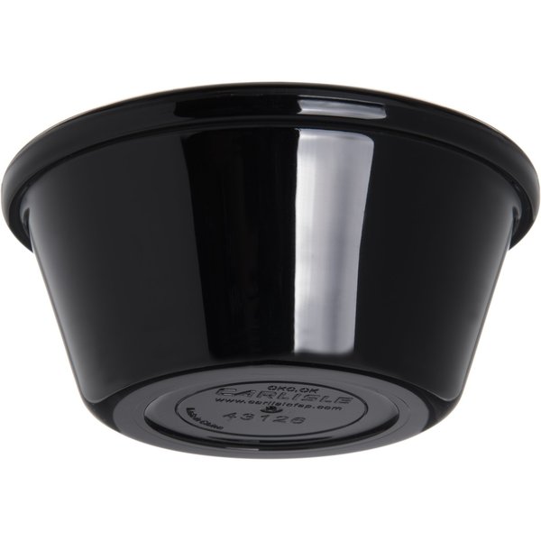SAN Smooth Ramekin, 6 oz., Blk, PK48