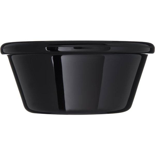 SAN Smooth Ramekin, 6 oz., Blk, PK48