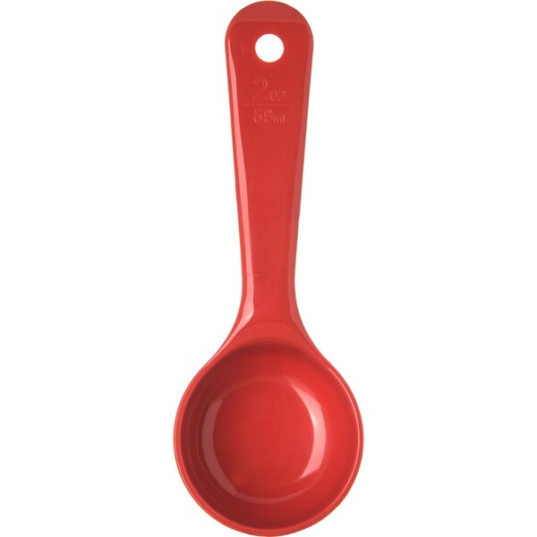 Solid Short Handle, 2 oz., Red, PK12