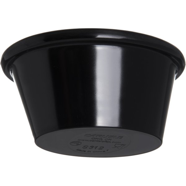 Mlmn Smooth Ovl Ramekin, 3 oz., Blk, PK48