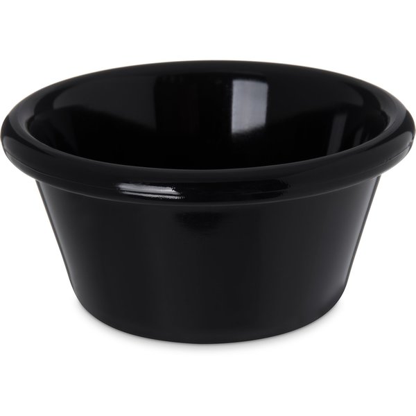SAN Smooth Ramekin, 3 oz., Blk, PK48
