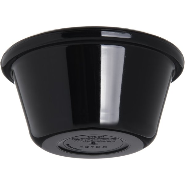 SAN Smooth Ramekin, 3 oz., Blk, PK48