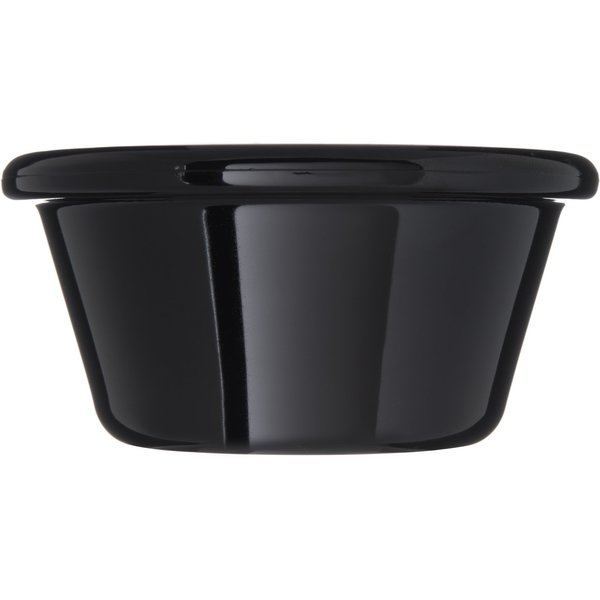 SAN Smooth Ramekin, 3 oz., Blk, PK48