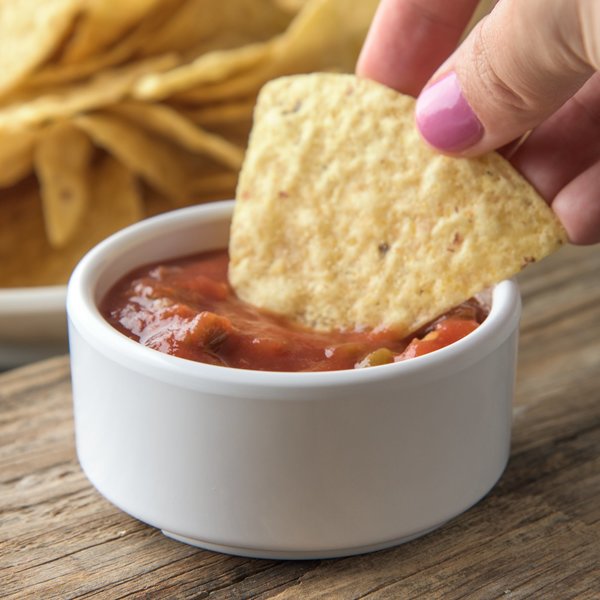 Mlmn Strgt-Side Ramekin, 4 oz., Wt, PK48