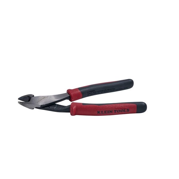 8 1/8 in High Leverage Diagonal Cutting Plier Standard Cut Oval Nose Uninsulated