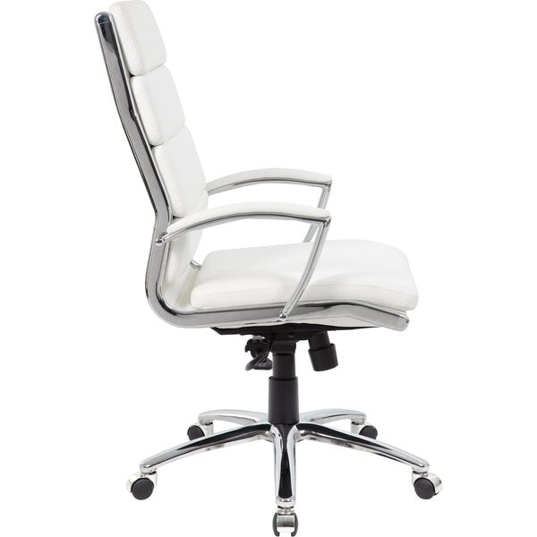 Executive Chair, Fixed, White