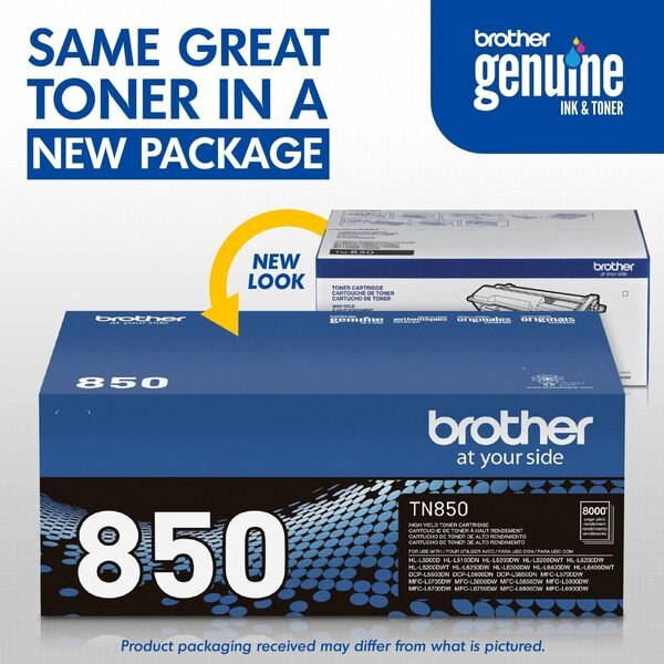 Toner For TN850, 8K Pages
