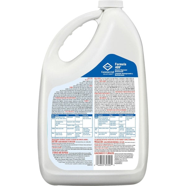 Liquid 1 gal. Cleaner Degreaser Disinfectant, Jug 4 PK