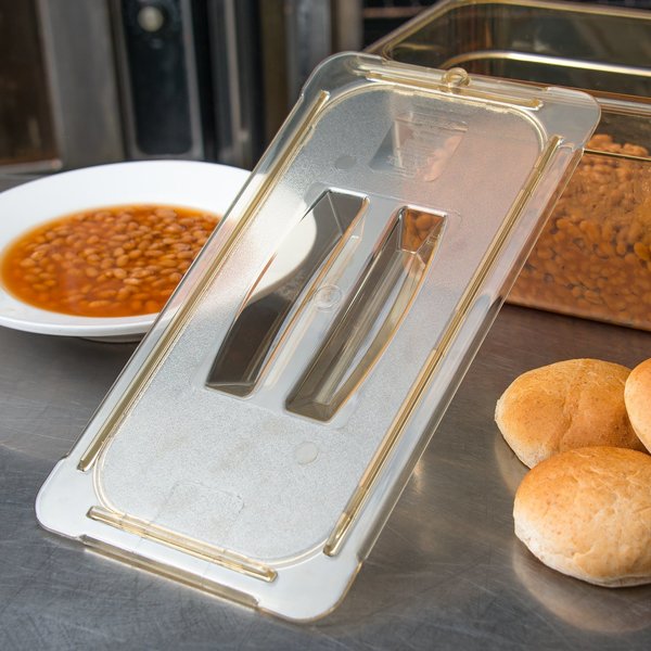 Univ Flat Lid, 1/3 Sz Food Pan HH, PK6