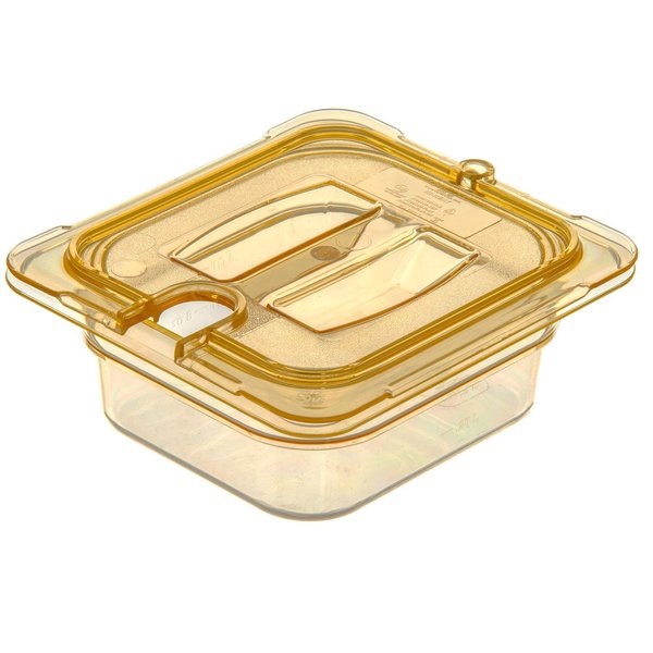 Univ Hndl Notchd Lid, 1/6 Food Pan HH, PK6