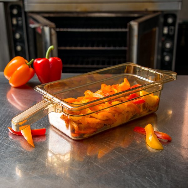 Food Pan HH w/2 Hdl, 1/3 Sz, 4