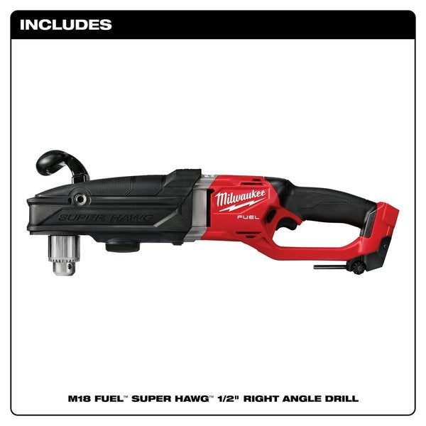 M18 FUEL SUPER HAWG 1/2 in. Right Angle Drill (Tool Only)
