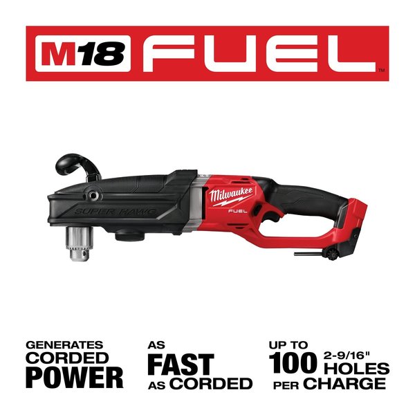 M18 FUEL SUPER HAWG 1/2 in. Right Angle Drill (Tool Only)