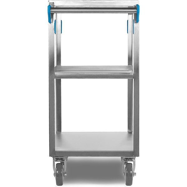 SS Utility Cart, 3 Shelf, 500 lb., 15.5x24