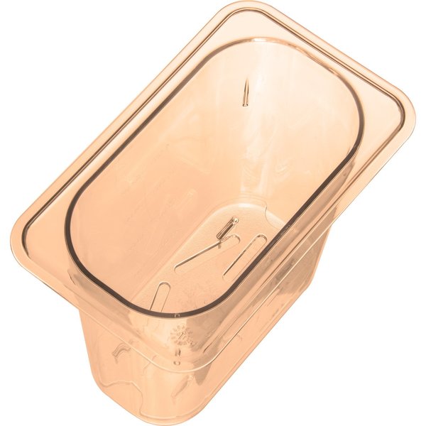 Drain Grate, Food Pan HH, 1/9, Amber, PK6