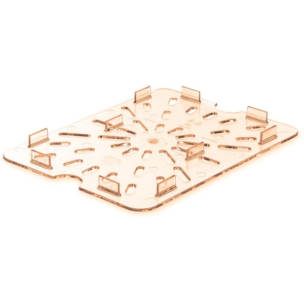 Drain Grate, Food Pan HH, 1/2, Amber, PK6