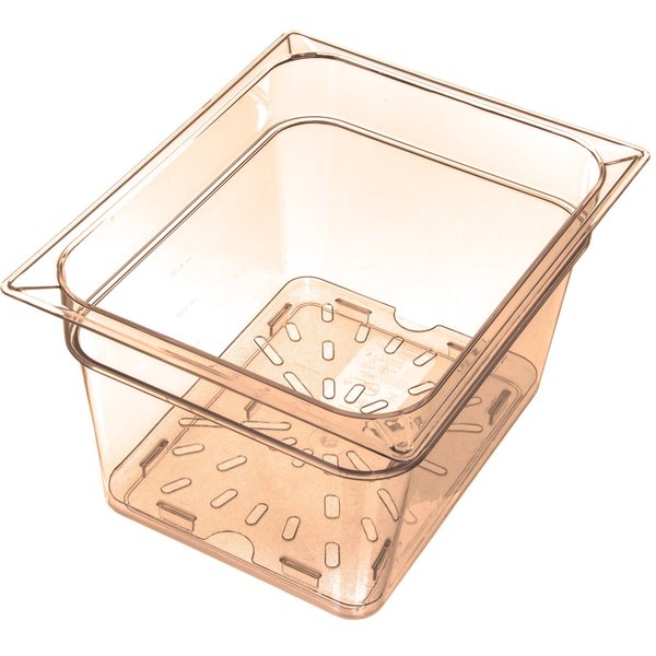 Drain Grate, Food Pan HH, 1/2, Amber, PK6