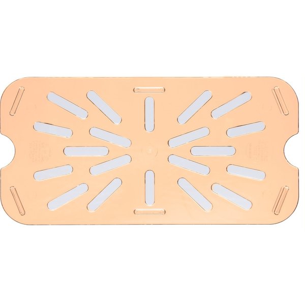 Drain Grate, Food Pan HH, 1/4, Amber, PK6