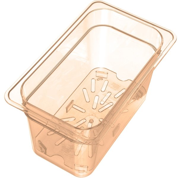 Drain Grate, Food Pan HH, 1/4, Amber, PK6