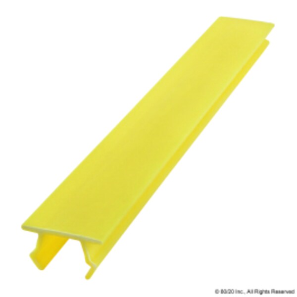Economy, T-Slot Cover, Safety Yellow, 10 S