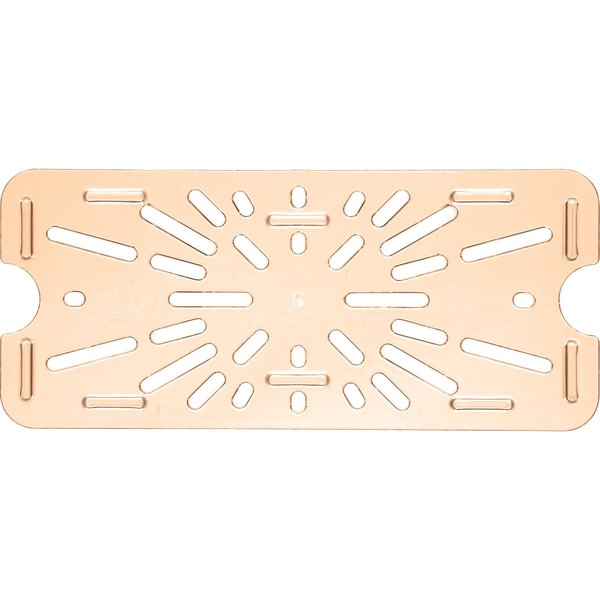 Drain Grate, Food Pan HH, 1/3, Amber, PK6
