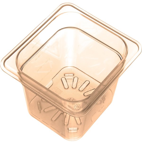 Drain Grate, Food Pan HH, 1/6, Amber, PK6