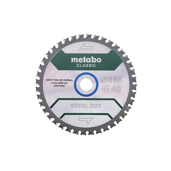 Circular Saw Blade, 6 1/2 in, 40 Teeth