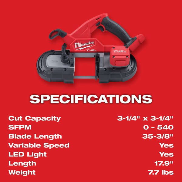 M18 FUEL Compact Band Saw (Tool-Only)