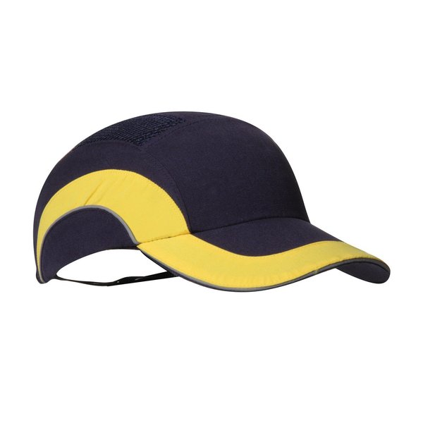 Hardcap A1 Bump Cap, Navy/Yellow