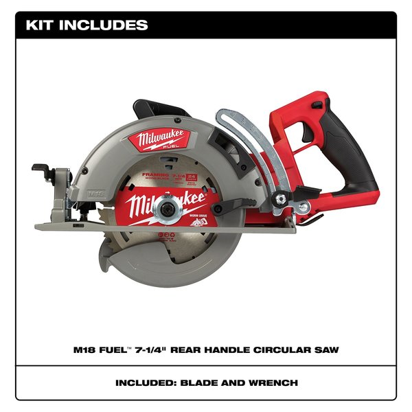 M18 FUEL 7-1/4 in. Rear Handle Circular Saw (Tool Only)