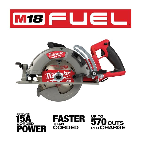M18 FUEL 7-1/4 in. Rear Handle Circular Saw (Tool Only)