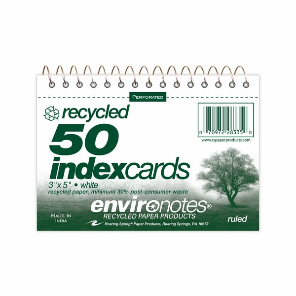 Case of Spiral Bound Recycled Index Cards 3