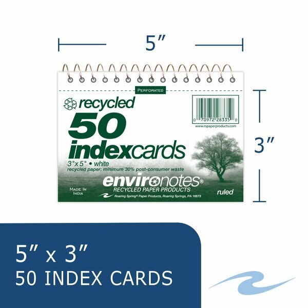 Case of Spiral Bound Recycled Index Cards 3
