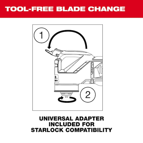 Oscillating Multi-Tool, 18V DC, Cordless, 4.2  Degrees Oscillation Angle, M18 FUEL(TM) Series