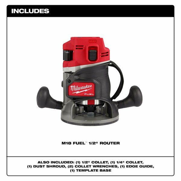 M18 FUEL 1/2 in. Router (Tool Only)