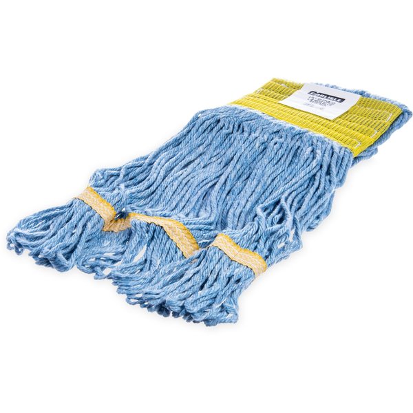 Looped-End Wet Mop, Blue, PK12, 369442B14