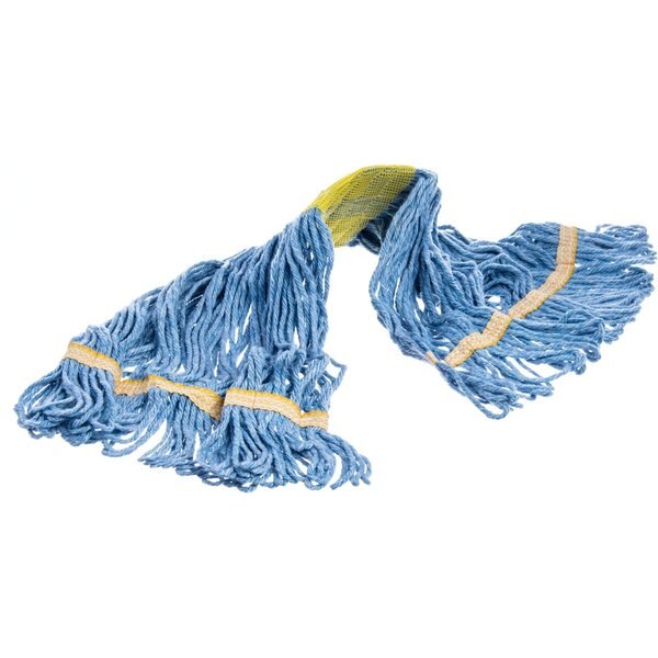 Looped-End Wet Mop, Blue, PK12, 369442B14