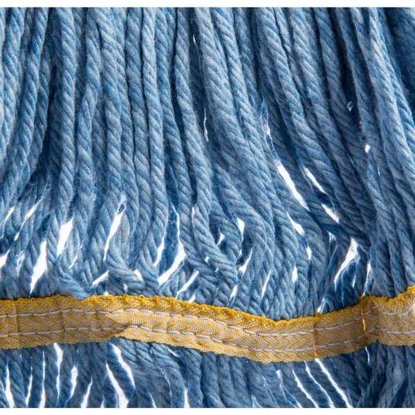 Looped-End Wet Mop, Blue, PK12, 369442B14