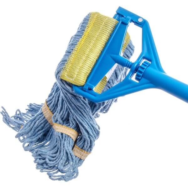 Looped-End Wet Mop, Blue, PK12, 369442B14