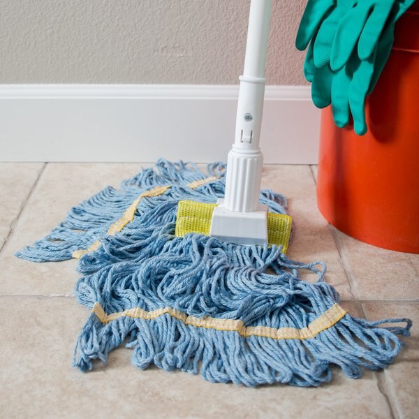 Looped-End Wet Mop, Blue, PK12, 369442B14